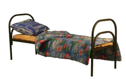 Фото Полуторные кровати, Металлические кровати для казарм, бараков, тюрем