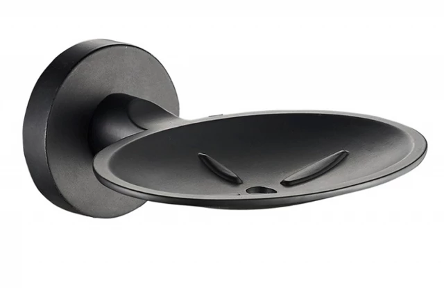 Фото Мыльница-сетка настенная Black 20559, Hoff
