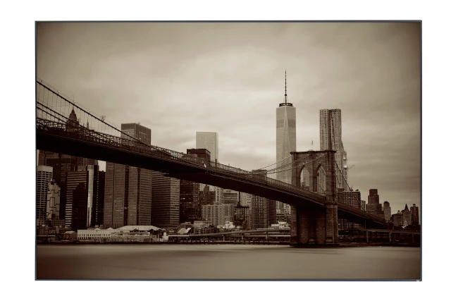 Фото Картина в раме Brooklyn Bridge, Hoff