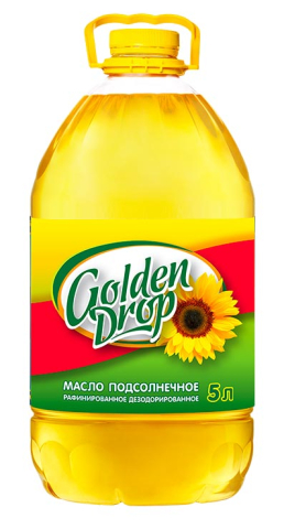 Фото Подсолнечное масло Golden Drop оптом от производителя