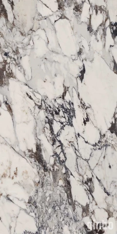 Фото Плитка из керамогранита глянцевая Marazzi Grande Marble Look 120x240 серый (M1JU)