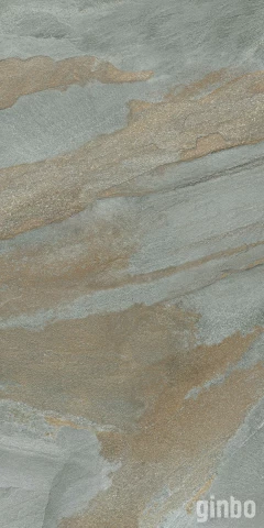 Фото Плитка из керамогранита глянцевая Creto Slate 60x120 серый (SAJ19F51210D)