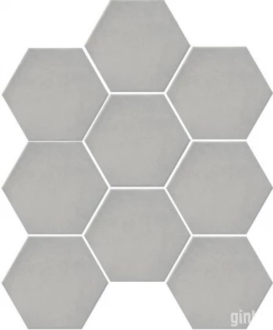 Фото Плитка из керамогранита матовая Kerama Marazzi Тюрен 12x10.4 серый (SG1003N)