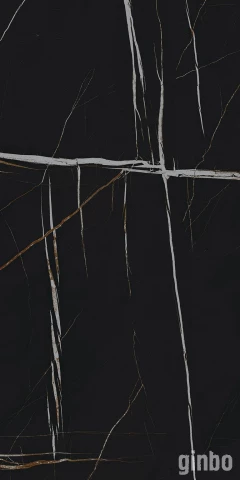 Фото Плитка из керамогранита патинированная Italon Шарм Делюкс 60x120 черный (610015000499)