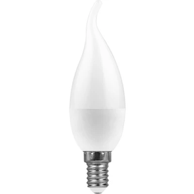 Фото Лампа светодиодная Feron LB-97 LED свеча на ветру 7Вт 230В 4000K E14