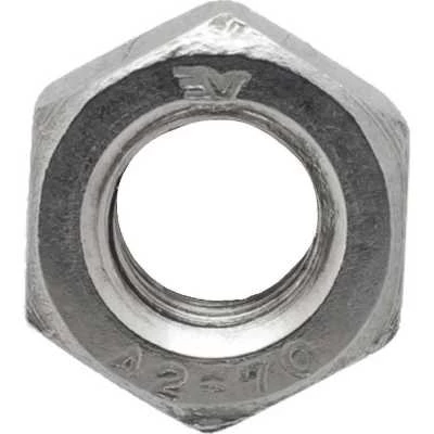 Фото Гайка шестигранная DIN934 М10 нержавеющая сталь A2, 50 шт. 0.53 кг
