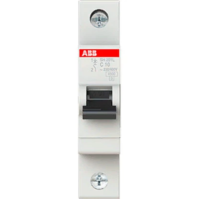 Фото Автоматический выключатель 1-полюсной ABB SH201L 10А 4,5 кА тип С