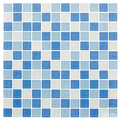 Фото Мозаика Artens Shaker бело-голубая 300х300х4 мм 0.09 м2