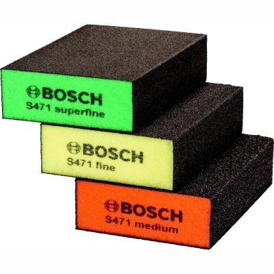 Фото Набор губок шлифовальных Bosch Best for Flat 2608621253 69x97x26 мм, 3 шт.