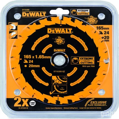 Фото Пильный диск по дереву Dewalt Extreme 165x20 мм 40 зубов DT10301-QZ