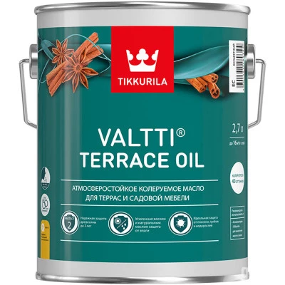 Фото Масло для террас Tikkurila Valtti Terrace Oil EC 2.7 л