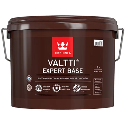 Фото Антисептик грунтовочный Tikkurila Valtti Expert Base основа EP бесцветный 9 л