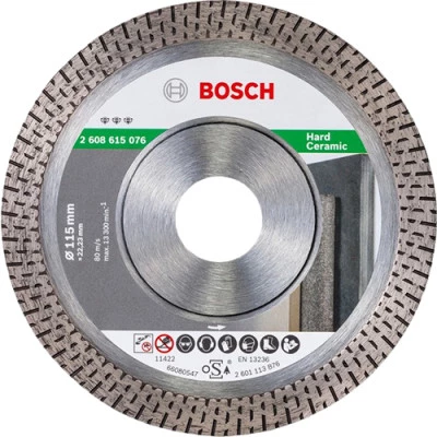 Фото Диск алмазный Bosch Professional Best for Hard Ceramic 115 мм 2608615076