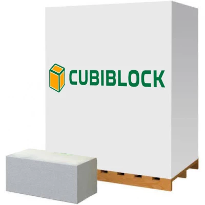 Фото Газобетонный стеновой блок Cubi Block 625х200х250 мм D500 B2.5 B3.5