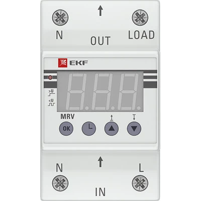 Фото Реле напряжения с дисплеем EKF PROxima MRV 50A