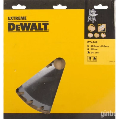 Фото Диск пильный Dewalt Extreme по дереву 250x30x24 мм