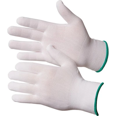 Фото Перчатки нейлоновые Gward Touch размер 10 (XL) белые