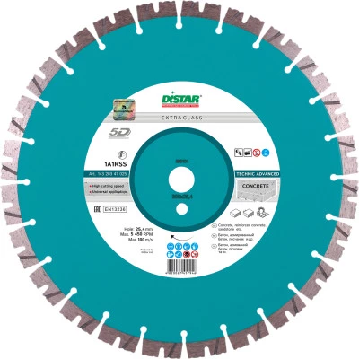 Фото Диск алмазный Distar Technic Advanced сегментный 300x25.4x3 мм 14320347022