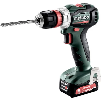 Фото Дрель-шуруповерт аккумуляторная Metabo PowerMaxx BS 12 BL Q 12 В 2x2 Ач Li-lon