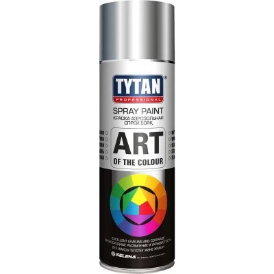 Фото Краска аэрозольная акриловая Tytan Professionaln Art Of The Colour 9006 металлик 400 мл