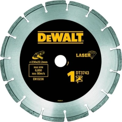 Фото Алмазный круг универсальный Dewalt 230х22.23 мм 8.5 мм DT3743-XJ