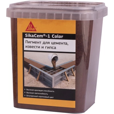 Фото Краситель для бетона Sika SikaCem-1 Color коричневый 1 кг