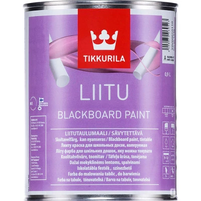 Фото Краска для школьных досок Tikkurila Liitu C матовая 0.9 л