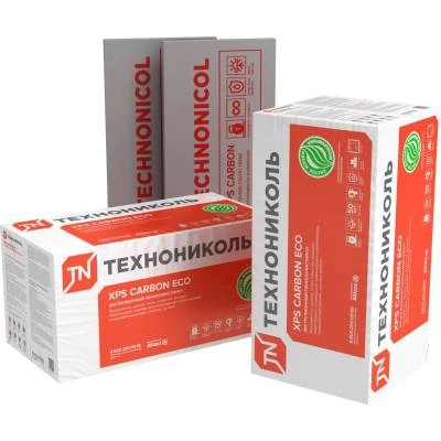 Фото Теплоизоляционные плиты XPS Технониколь Carbon Eco 1180х580х50 мм, объем упаковки 0.274 м3, 8 шт.