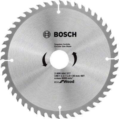 Фото Диск пильный Bosch Eco for wood 190х30 мм 48 зубьев 2608644377