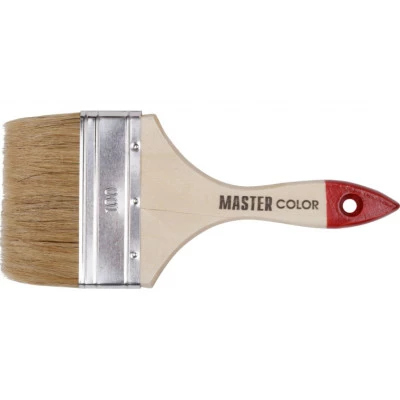 Фото Кисть флейцевая Master Color 100 мм натуральная щетина 55% топс