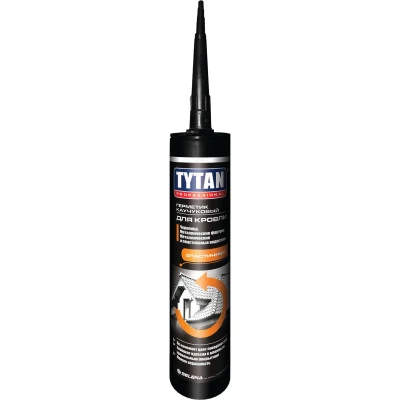 Фото Герметик каучуковый Tytan Professional для кровли коричневый 310 мл