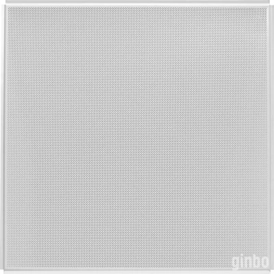 Фото Кассета потолочная Албес AP600A6 Эконом алюминий Т-24 45 градусов перфорация 1.5 мм белая матовая