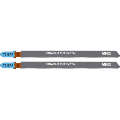 Фото Полотна Fit T318AF Bimetal фрезерованные волнистые зубья по металлу 132х106х1.2 мм, 2 шт. 40972