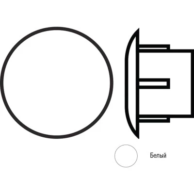 Фото Заглушка полиэтиленовая круглая для отверстий диаметром 10 мм белая 16000 шт.