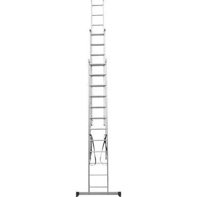 Фото Лестница трехсекционная Новая Высота серия NV100 3x12 ступеней