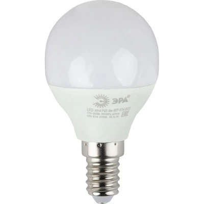 Фото Лампа светодиодная Эра LED ECO P45-6W-827-E14 Б0020626