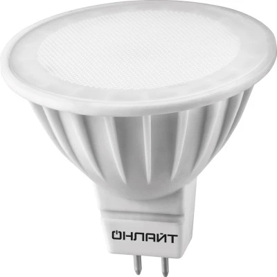 Фото Лампа светодиодная Онлайт рефлектор матовый GU5.3 7W 230V 3000K OLL-MR16-7-230-3K-GU5.3