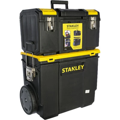 Фото Ящик для инструмента Stanley Mobile Workcenter черно-желтый металлопластмассовый 47.5х63х28.4 см