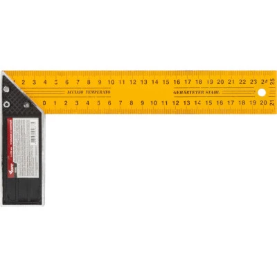 Фото Угольник столярный Fit 19382 желтый стандартный 250 мм