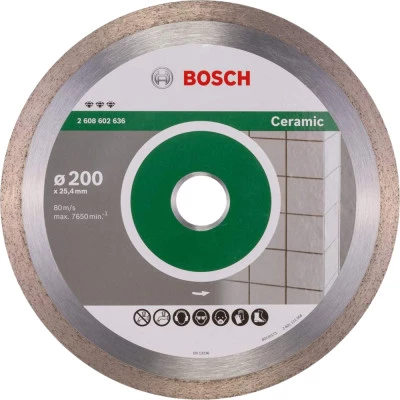 Фото Диск алмазный Bosch Professional Best for Ceramic 200x25.4 мм 2608602636