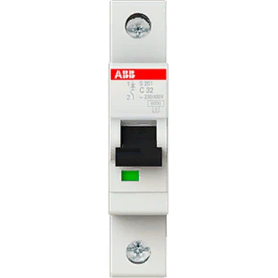Фото Автоматический выключатель 1-полюсной ABB S201 32А 6 кА тип С