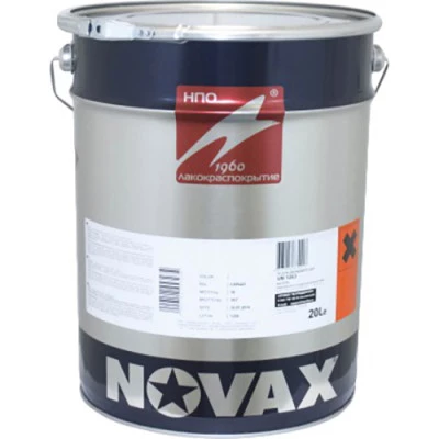 Фото Грунт-эмаль 3 в 1 антикоррозионная Novax RAL 9003 матовая белая 18 кг